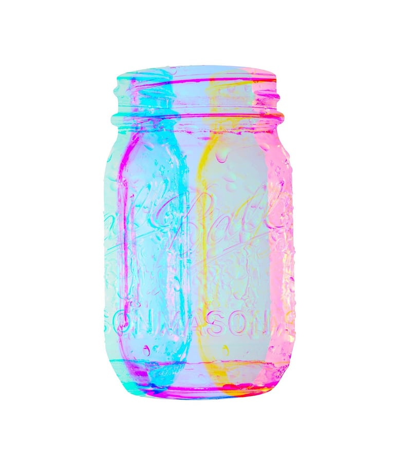 Repurposed glass jars