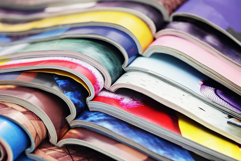 Upcycled Magazine Coasters